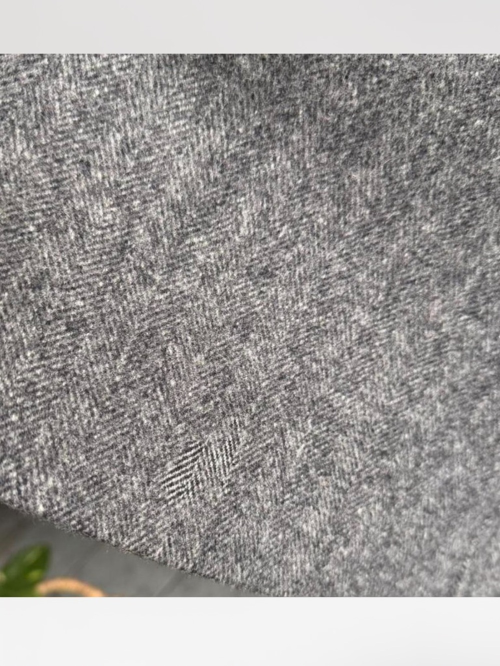 VTG 80s Double Breasted Mister Coats by David Baker Wool Herringbone Overcoat. - Picture 9 of 9